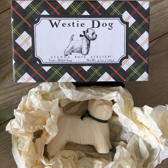 Gianna Rose Atelier WESTIE DOG SHAPED Soap Gift - Picture 2 of 2